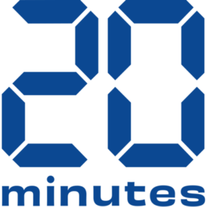 20 Minutes logo